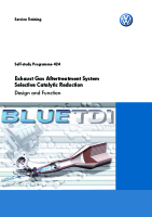 VW - SSP 424 Exhaust Gas Aftertreatment System 